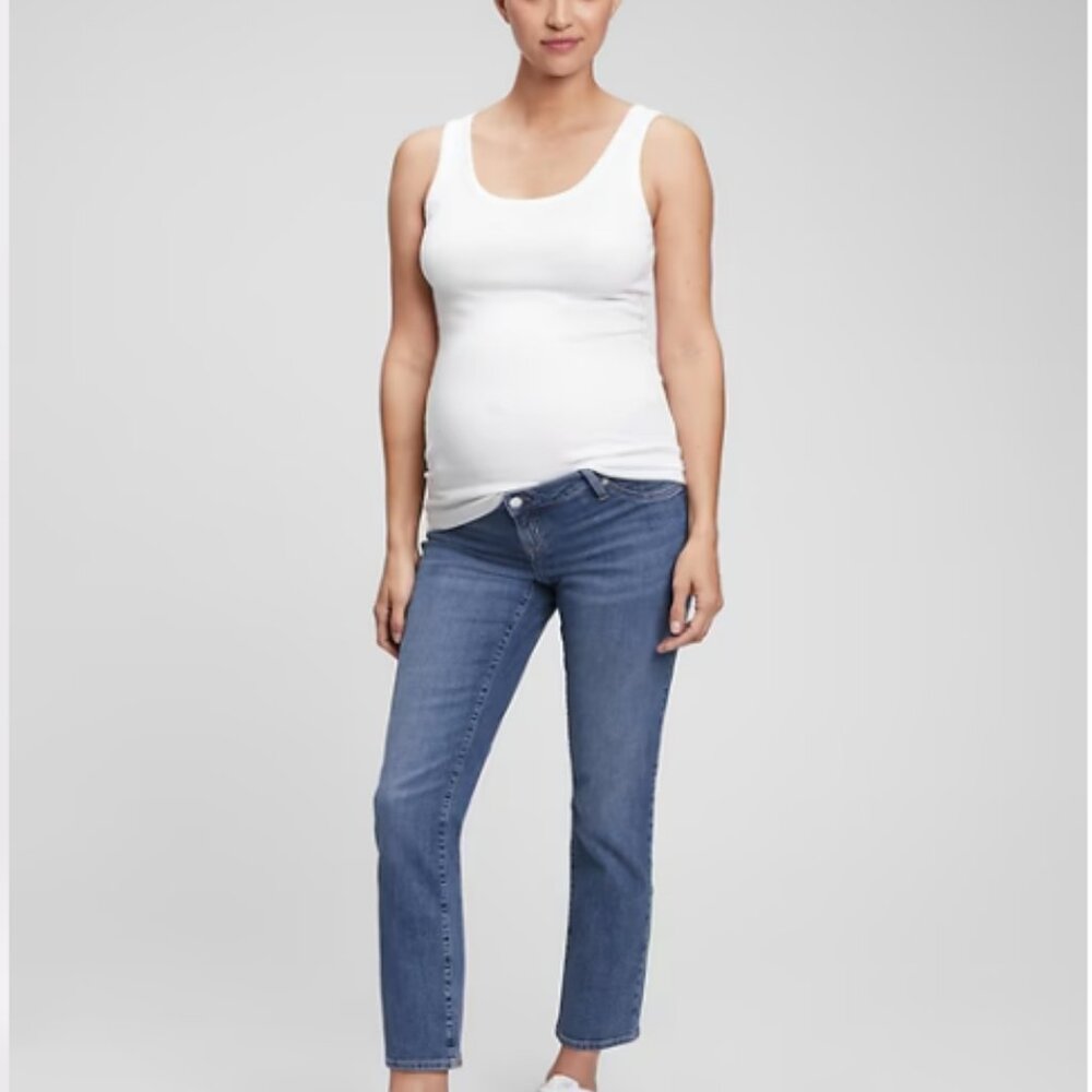 GAP Maternity Inset Panel Vintage Slim Jeans